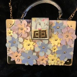 Aldo spring fling square shaped purse